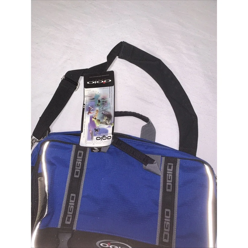 OGIO Sport Bag Black Blue Gym Athletic Hand Carry All Laptop